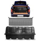 Kit Rede Caçamba + Báu 140 Litros Para Pick-up Carga