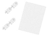 Kit Rede De Proteção Anti Pulo Aquário 50x70cm Wfish Kit Rede De Proteção Anti Pulo Aquário 50x70cm Wfish