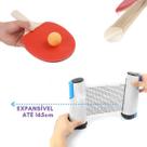 Kit Rede Retrátil Pingpong Tênis De Mesa Raquetes E Bolinhas Kit Rede Retrátil Pingpong Tênis De Mesa Raquetes E Bolinhas
