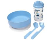 Kit Refeição 1 Prato + 2 Talheres + 1 Copo - Kuka 7016