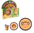 Kit Refeição 3pçs Macaquinho Kit Refeição 3pçs Macaquinho