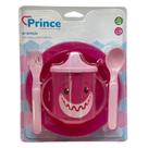 Kit Refeição 4 Peças Prince Baby Shark Caneca+Prato+Talheres Menino e Menina Kit Refeição 4 Peças Prince Baby Shark Caneca+Prato+Talheres Menino e Menina