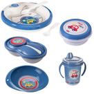 Kit Refeição Alimentação Infantil Carrinho Bebê Prato Copo Pote Papinha Prato Fundo