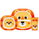 Kit Refeição Buba Zoo Leão Colorido Kit Refeição Buba Zoo Leão Colorido