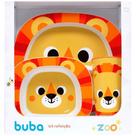 Kit refeicao bubazoo leao 3 pecas buba
