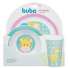 Kit Refeição Infantil Animal Fun Girafa Buba