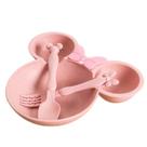 Kit Refeição Infantil com Divisória, Talher e Garfo Kit Refeição Infantil com Divisória, Talher e Garfo