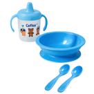 Kit Refeição Infantil Prato com Ventosa Copo com Bico e 2 Colheres Cefisa Plus Alimentação Kit Refeição Infantil Prato com Ventosa Copo com Bico e 2 Colheres Cefisa Plus Alimentação