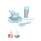Kit Refeição Sustentável Miniso 18 Peças Copo Prato Tigela
