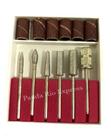 Kit Refil 6 Lixas + 6 Brocas Lixa Elétrica Lixadeiras Unha Manicure