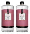 Kit Refil Agua Perfumada Roupas E Tecidos Via Aroma 2 Litros Flor de Cerejeira