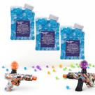 Kit Refil Bola de Gel 1.500un Para Arma Gel Ball Munição Refil
