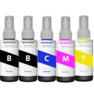 Kit Refil Compatível T664 5 Cores Para L110 L210 L375 Epson
