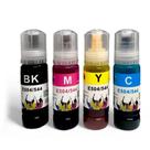 Kit Refil De Tinta Compatível com L3150 L3158 L3250 L4150 L4260 L5590 L6270 544 504 STARINK