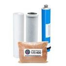 Kit Refil Deionizador 4 Estágios 100Gpd Resina 400 - 400G