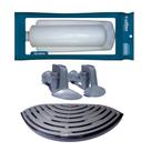 Kit Refil Filtro Latina P355 + Bandeja Fume + Torneira Prata Kit Refil Filtro Latina P355 + Bandeja Fume + Torneira Prata