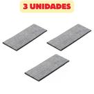 Kit Refil Pano de Microfibra para Flat Mop Menalux Quantidade:3 Unidades