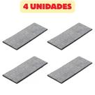 Kit Refil Pano de Microfibra para Flat Mop Menalux Quantidade:4 Unidades