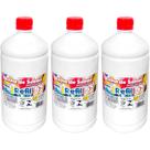 Kit Refil Para Bolha De Sabão Líquido Bubble Com 3 Litros Brasilflex