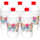 Kit Refil Para Bolha De Sabão Líquido Bubble Com 5 Litros Brasilflex