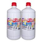 Kit Refil para bolha de sabão líquido Bubble para máquina de fazer bolhas 2 litros, atóxica e perfumada