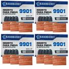 Kit Refil Remendo com 4 Caixas Para Moto Pneu Sem Câmara Macarrão 240 Unidades Bremen