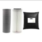 Kit Refil Tira Ferro Carbon Block Plissado Zeo Big Blue 10 Branco