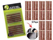 Kit Refis Para Reparo e Remendo de Pneus com 50 Peças