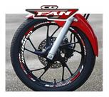 Kit Refletivo Roda De Moto Honda Cg Fan 160cc E