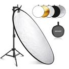 Kit refletor de luz Neewer 43/110 cm 5 em 1 com suporte e braçadeira