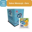 Kit Refresco em Pó MID ZERO Sabor Maracujá Com 15 Unidades de 8g