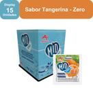 Kit Refresco em Pó MID ZERO Sabor Tangerina Com 15 Unidades de 10g