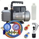 Kit Refrigeração Automotiva Bomba De Vácuo, Manifold, Engate