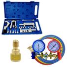 Kit Refrigeração Flangeador Manifold R22 1 Adaptador R410a