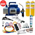 Kit Refrigeração Para Ar Condicionado Com Bomba De Vácuo e Brinde
