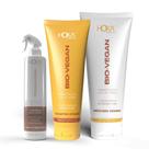 Kit Regeneração Intensa Shampoo e Máscara Bio Vegan + Leave-in Finalizador Promix-Kera Hoka