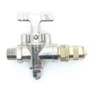 Kit Registro Delta Ind 1/4 X 3/8 E Injetor Ind 3/8 Gás Glp