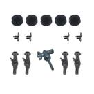 Kit Registro Válvula Ramal + Anel Vedação Fogão Cooktop Fischer 5 Bocas Tripla Chama 1743 26298 26300