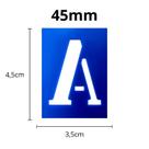 Kit Régua Letras e Números Vazados Tamanhos Material Escolar Kit Régua Letras e Números Vazados Tamanhos Material Escolar