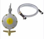 Kit Regulador 506/01 Gás 2kg Aliança+ 2m Mang Metal + Abraç Kit Regulador 506/01 Gás 2kg Aliança+ 2m Mang Metal + Abraç