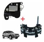 Kit Regulador Voltagem+placa Diodo Corsa Celta Palio Uno Den
