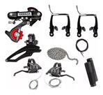 Kit Relação 21 Marchas Bicicleta Rapid Fire + Freio Vbrak P