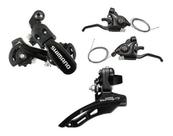 Kit Relação Bike Transmissão Shimano + Alavanca Gts/yamada