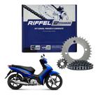Kit Relação Biz 100 Até 2005 Todas Riffel Aço1045