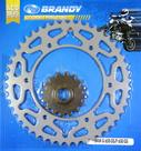 Kit Relação BMW G650 GS / Aprilia 650 Pegaso 1998 até 2004 Brandy - Sem Corrente