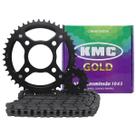 Kit relacao c/retentor kmc (corrente-coroa-pinhao) titan 150 / fan 150