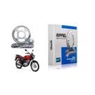 Kit Relação Cg 125 Fan 2014 A 17 Riffel Titanium Aço 1045 Kit Relação Cg 125 Fan 2014 A 17 Riffel Titanium Aço 1045