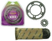 Kit Relação Completa Bros 125 Kmc Aço 1045 C/ Retentor