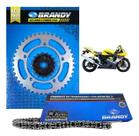 Kit Relação Completo 525x110L Suzuki Gs xr750 Srad 2004 até 2005 _ Brandy