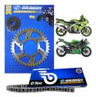Kit Relação Completo Brandy Para Moto - Kawasaki Zx 636 Ninja 98 A 02 - Corrente 525x108
